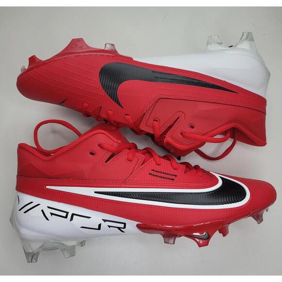 Men's Nike Vapor Edge Elite 360 2 Red Black Football Cleats DA5457-600 Size 12